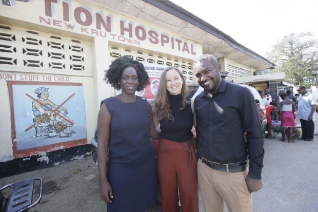 Dr. Nichole Starr at a hospital in Ethiopia