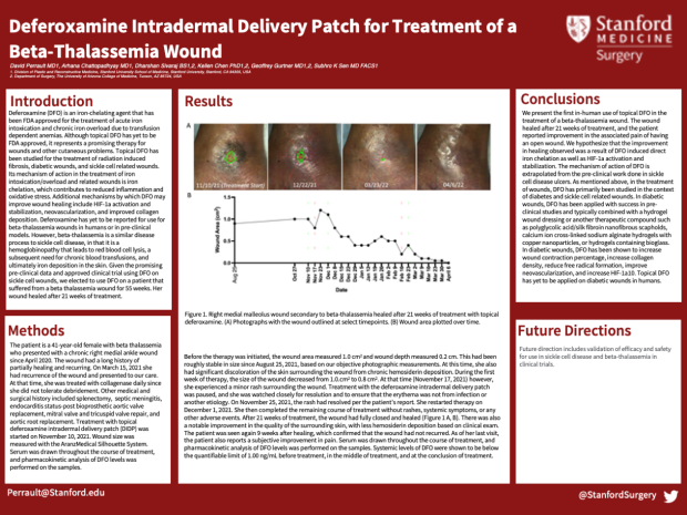 Poster: Deferoxamine Intradermal Delivery Patch For Treatment Of A Beta Thalassemia Wound