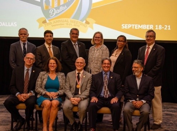 Dr. Spain and the AAST board